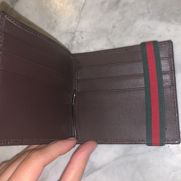 Brown leather Gucci wallet - Picture 3 of 4